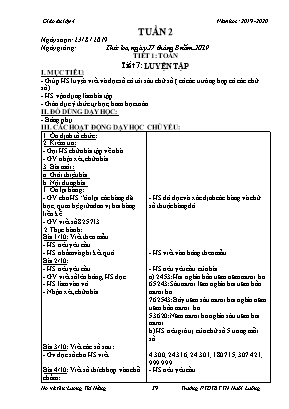 Giáo án điện tử Lớp 4 - Tuần 2 - Năm học 2019-2020 - Lương Thị Hằng